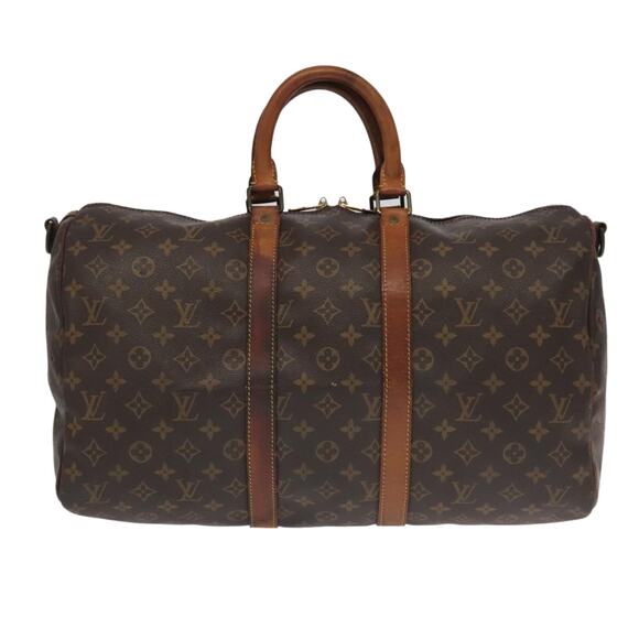 LOUIS VUITTON Monogram Keepall Bandouliere 45 Boston Bag M41418 - Picture 2 of 16